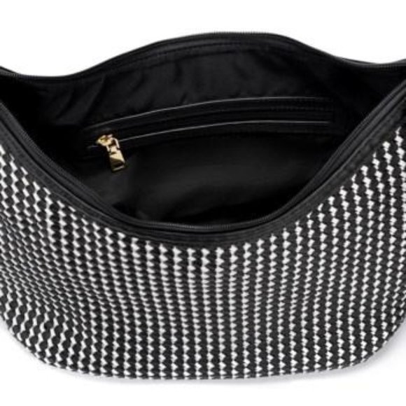 NATURALIZER Sylvia Hobo Blk/Wht - Picture 3 of 3